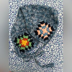 Vintage Crochet Wool Ear Warmer